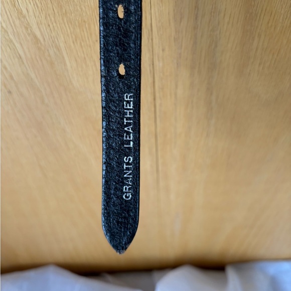 Grants Black Braided/Woven Belt with Silver/Gold Toned Conchos-Size: 34-Preowned - Picture 8 of 9